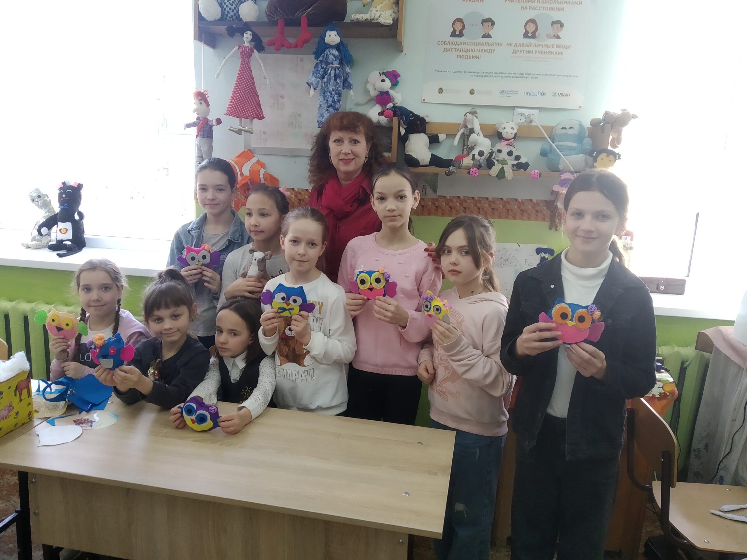 Promovarea activității cercului „Jucăria capitonată”